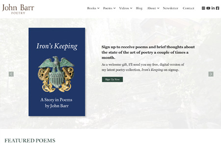 John Bar Poetry homepage